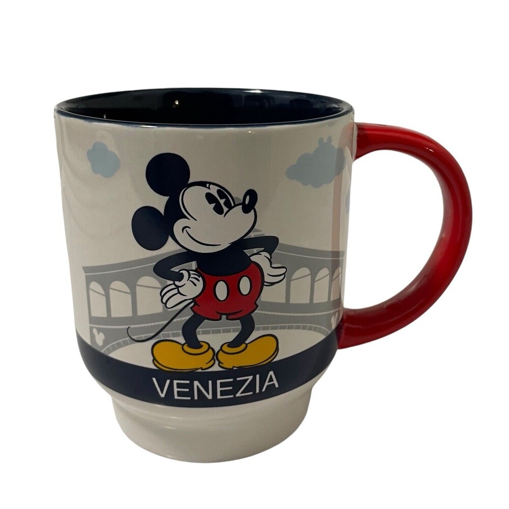 Mickey Mouse Mug Cup Coffee Tea Cocoa VENEZIA DISNEY Store Genuine Thailand EUC